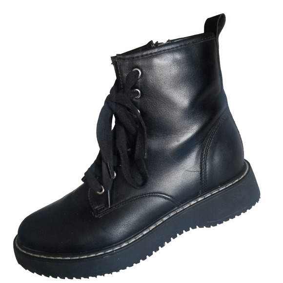Unbranded Shoes - Ladies Combat Moto Boots, Size 7.5